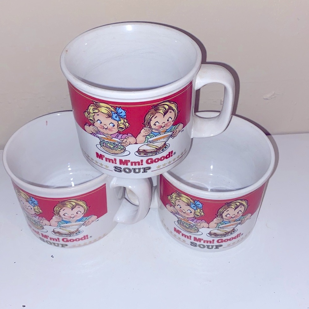 Vintage 1993 Campbell Soup Mug Set of 3 
*14 fl Oz.
Used* GREAT CONDITION!!